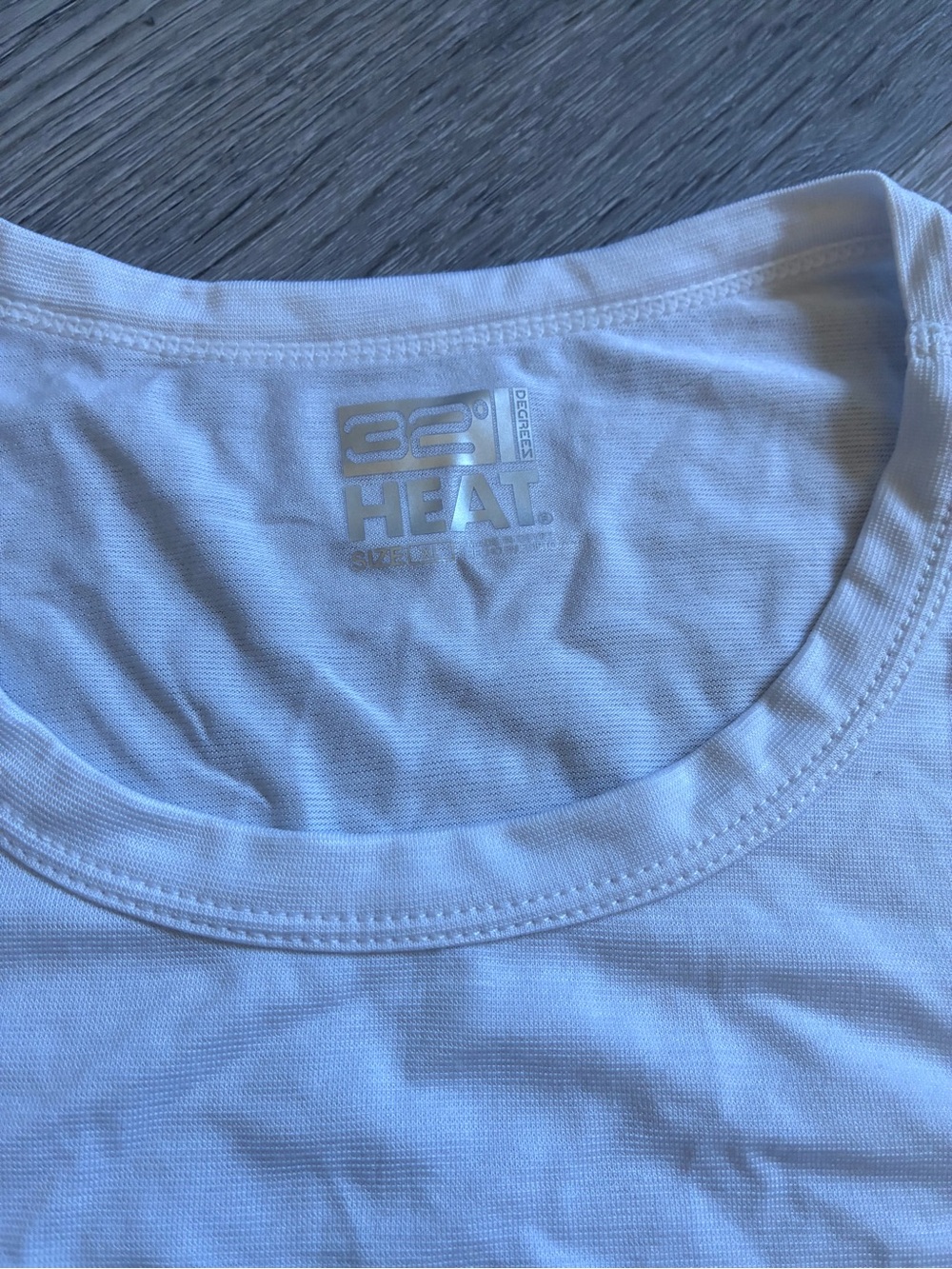 32 Degrees Heat Men’s Crewneck Sweater - White - Picture 5 of 5
